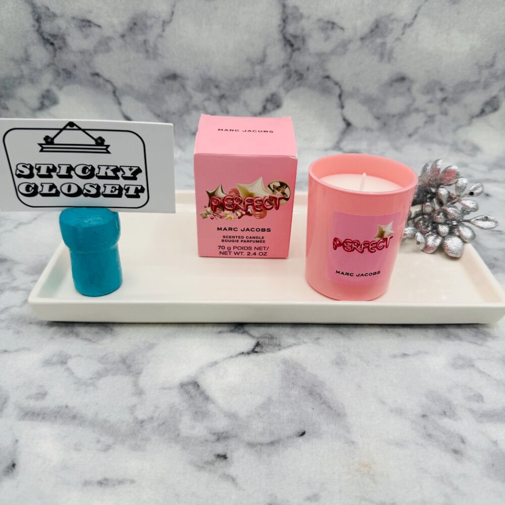 Marc Jacobs Pink Perfect Bougie Parfumée Scented Candle,Full 70g,2.4oz-BOXED-NEW